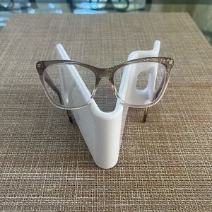 ✅ Jimmy Choo JC361 Havana Womens Plastic Eyeglass Frame KON Nude Glitter